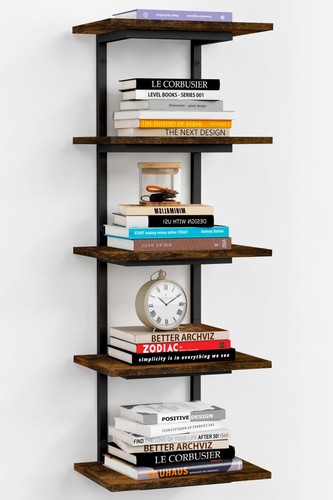 Tier wall bookshelf unit for - tier,